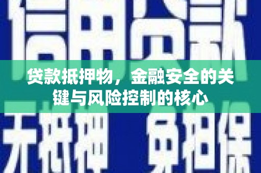 乐东贷款抵押物，金融安全的关键与风险控制的核心