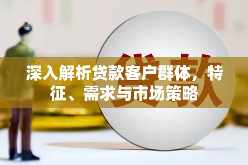 乐东深入解析贷款客户群体，特征、需求与市场策略