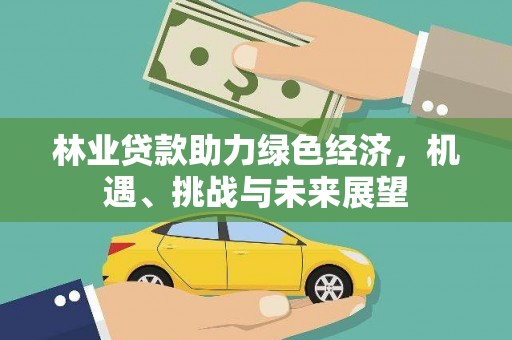 乐东林业贷款助力绿色经济，机遇、挑战与未来展望