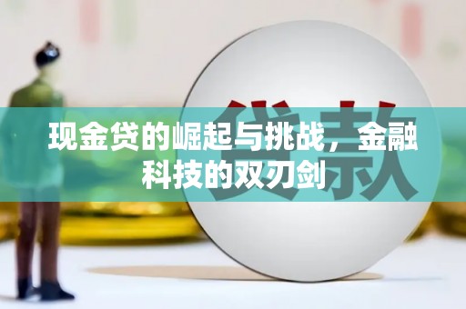乐东现金贷的崛起与挑战，金融科技的双刃剑