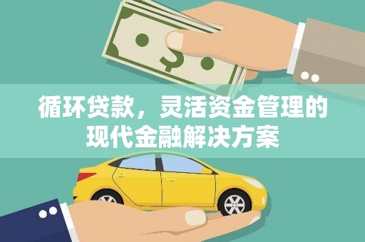 乐东循环贷款，灵活资金管理的现代金融解决方案