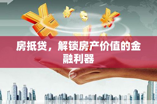 乐东房抵贷，解锁房产价值的金融利器