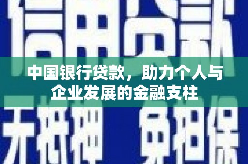 乐东中国银行贷款，助力个人与企业发展的金融支柱