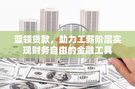 乐东蓝领贷款，助力工薪阶层实现财务自由的金融工具