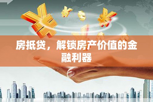 乐东房抵贷，解锁房产价值的金融利器