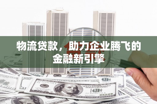 乐东物流贷款，助力企业腾飞的金融新引擎