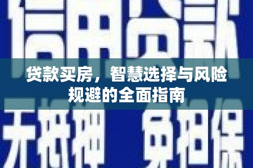 乐东贷款买房，智慧选择与风险规避的全面指南