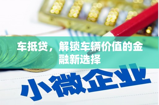 乐东车抵贷，解锁车辆价值的金融新选择