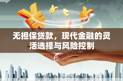 乐东无担保贷款，现代金融的灵活选择与风险控制