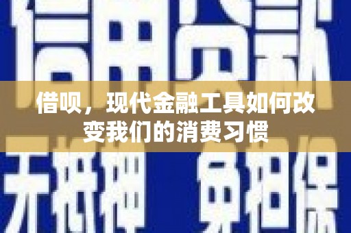乐东借呗，现代金融工具如何改变我们的消费习惯