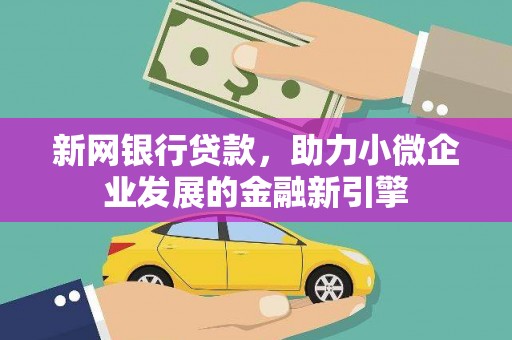 乐东新网银行贷款，助力小微企业发展的金融新引擎