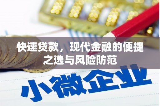 乐东快速贷款，现代金融的便捷之选与风险防范