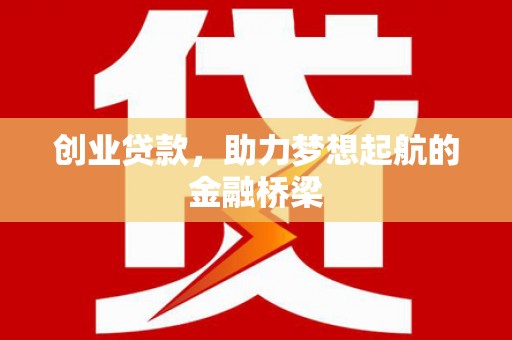 乐东创业贷款，助力梦想起航的金融桥梁