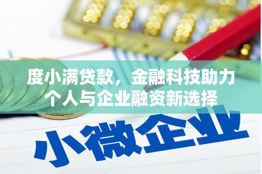 乐东度小满贷款，金融科技助力个人与企业融资新选择