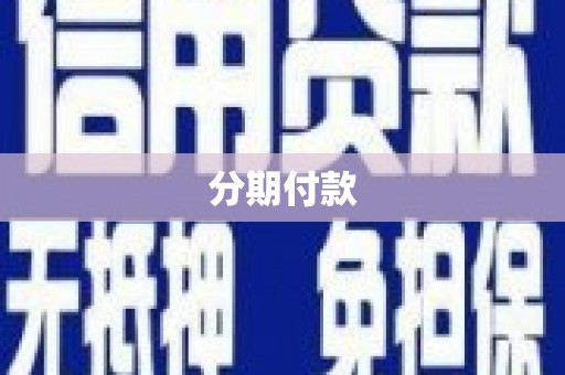 乐东分期付款