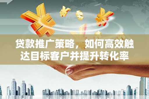 乐东贷款推广策略，如何高效触达目标客户并提升转化率