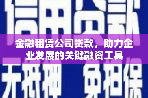 乐东金融租赁公司贷款，助力企业发展的关键融资工具