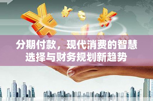乐东分期付款，现代消费的智慧选择与财务规划新趋势