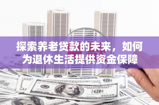 乐东探索养老贷款的未来，如何为退休生活提供资金保障