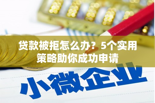乐东贷款被拒怎么办？5个实用策略助你成功申请