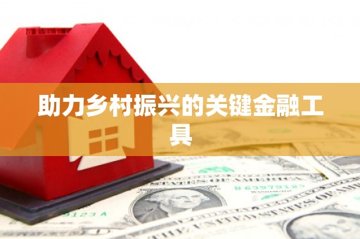 乐东助力乡村振兴的关键金融工具