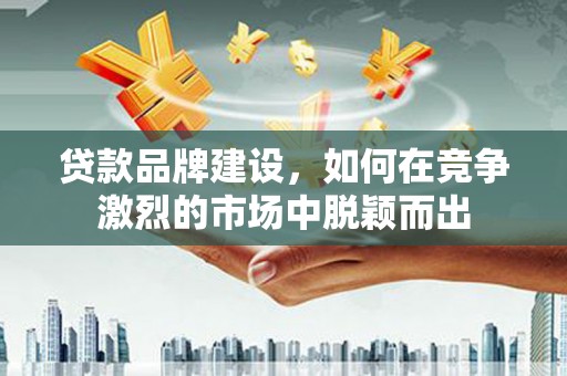 乐东贷款品牌建设，如何在竞争激烈的市场中脱颖而出