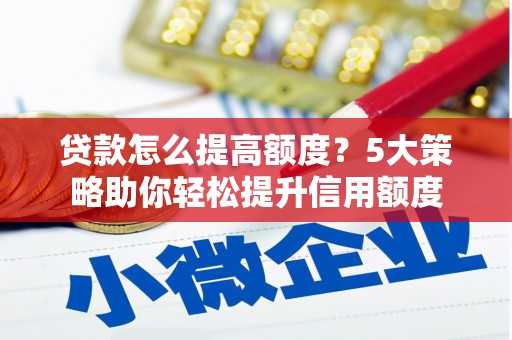 乐东贷款怎么提高额度？5大策略助你轻松提升信用额度