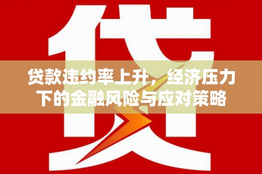 乐东贷款违约率上升，经济压力下的金融风险与应对策略