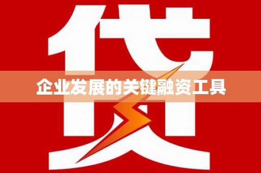 乐东企业发展的关键融资工具