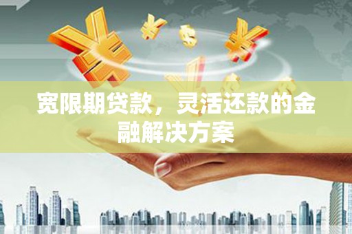 乐东宽限期贷款，灵活还款的金融解决方案