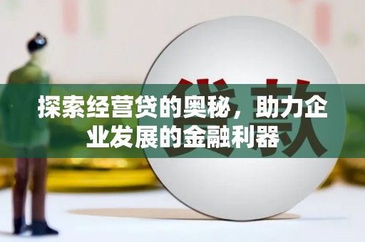 乐东探索经营贷的奥秘，助力企业发展的金融利器