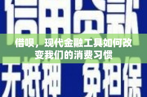 乐东借呗，现代金融工具如何改变我们的消费习惯