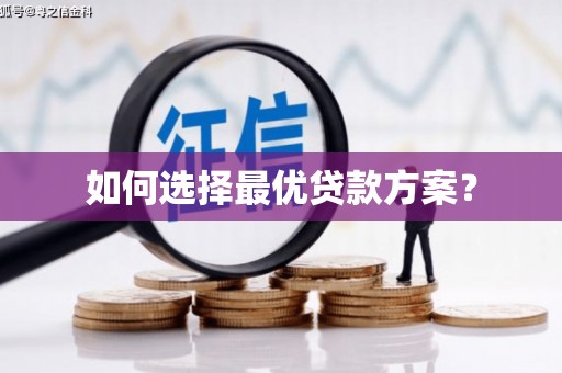 乐东如何选择最优贷款方案？