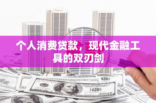 乐东个人消费贷款，现代金融工具的双刃剑