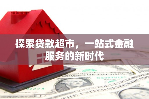 乐东探索贷款超市，一站式金融服务的新时代
