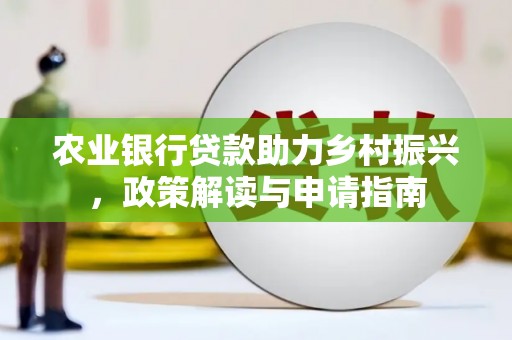 乐东农业银行贷款助力乡村振兴，政策解读与申请指南
