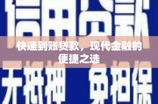 乐东快速到账贷款，现代金融的便捷之选