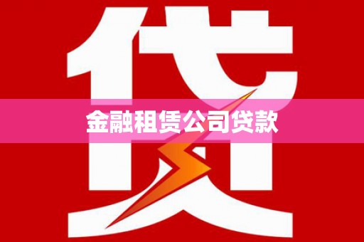 乐东金融租赁公司贷款