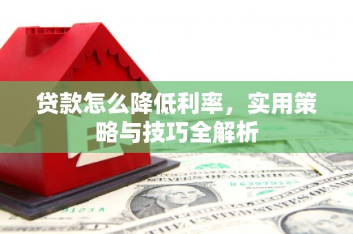 乐东贷款怎么降低利率，实用策略与技巧全解析