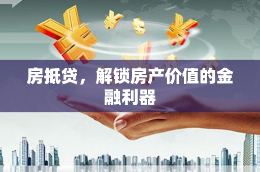 乐东房抵贷，解锁房产价值的金融利器