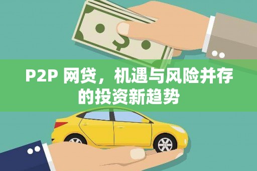 乐东P2P 网贷，机遇与风险并存的投资新趋势