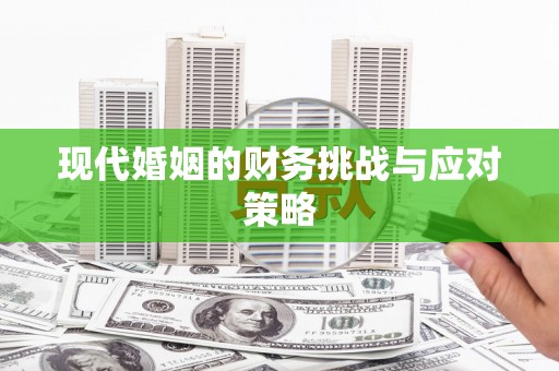 乐东现代婚姻的财务挑战与应对策略