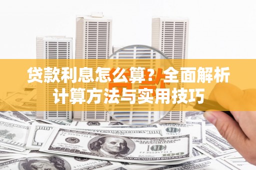 乐东贷款利息怎么算？全面解析计算方法与实用技巧