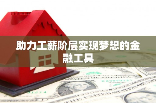乐东助力工薪阶层实现梦想的金融工具